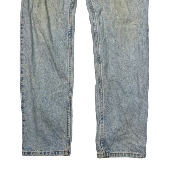 Levi’s VTG 80s 540 Relaxed Straight Jeans Bronze Tab Light Wash FLAW Mens 34x33 - Picture 5 of 8